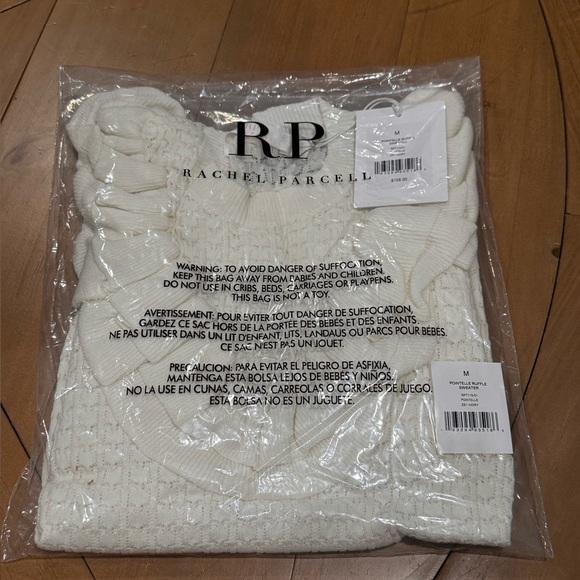 Rachel Parcell Pointelle Ruffle Sweater - Picture 5 of 5